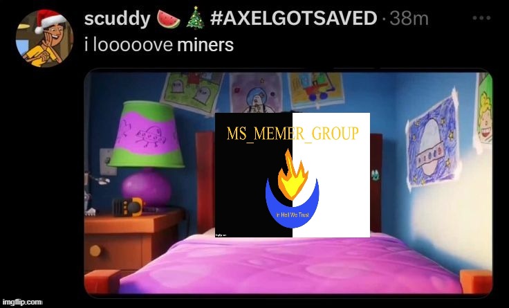 average msmg poster: | miners | image tagged in i looooove x | made w/ Imgflip meme maker