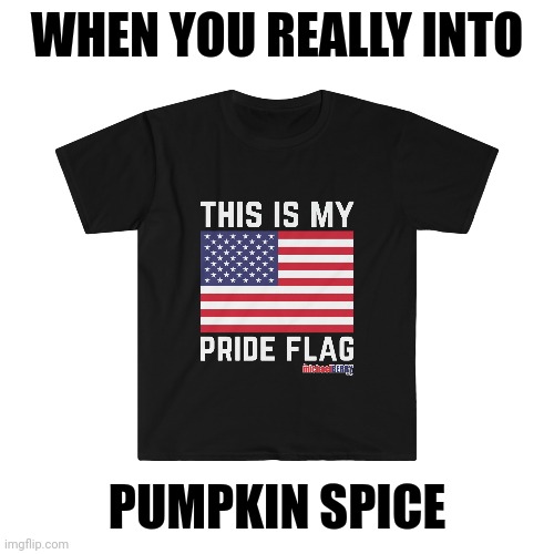 L U L Z | WHEN YOU REALLY INTO; PUMPKIN SPICE | image tagged in grow up,funny memes | made w/ Imgflip meme maker