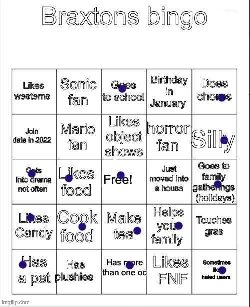 mid bingo tbh | image tagged in braxtons bingo updated | made w/ Imgflip meme maker