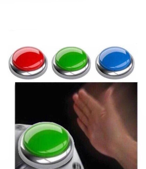 High Quality three buttons Blank Meme Template