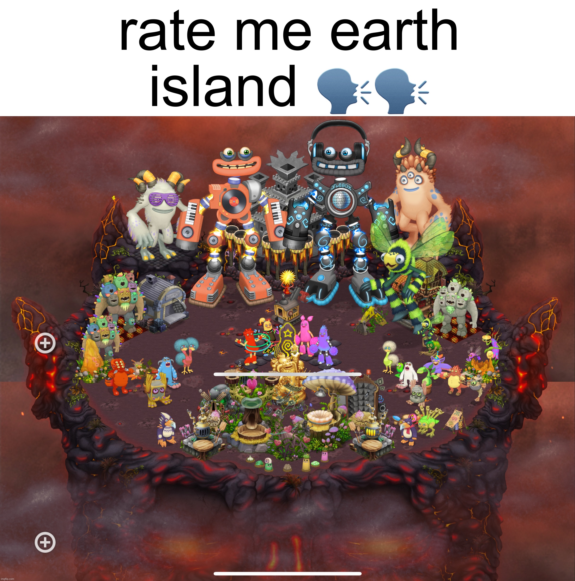 rate me earth island 🗣️🗣️ | made w/ Imgflip meme maker