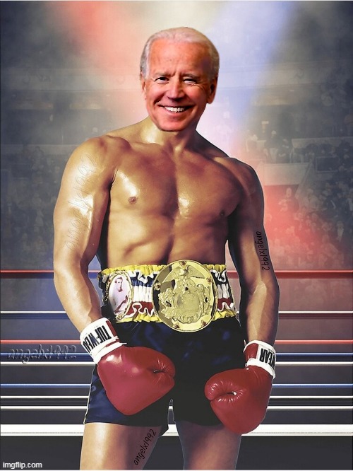 what republican voters are dreaming of | image tagged in president biden,rocky,boxer,joe biden,biden,movies | made w/ Imgflip meme maker
