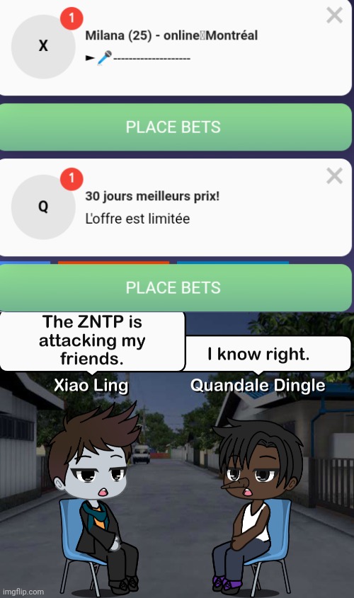 X&Q = Xiao Ling & Quandale Dingle | image tagged in pop up school 2,pus2,x is for x,quandale dingle,xiao ling,bff | made w/ Imgflip meme maker