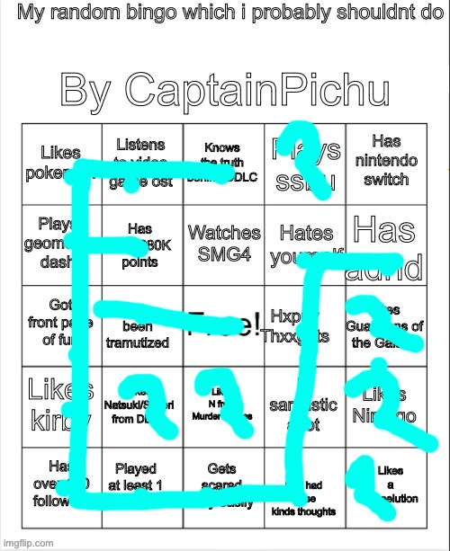q | image tagged in my crack ass bingo | made w/ Imgflip meme maker