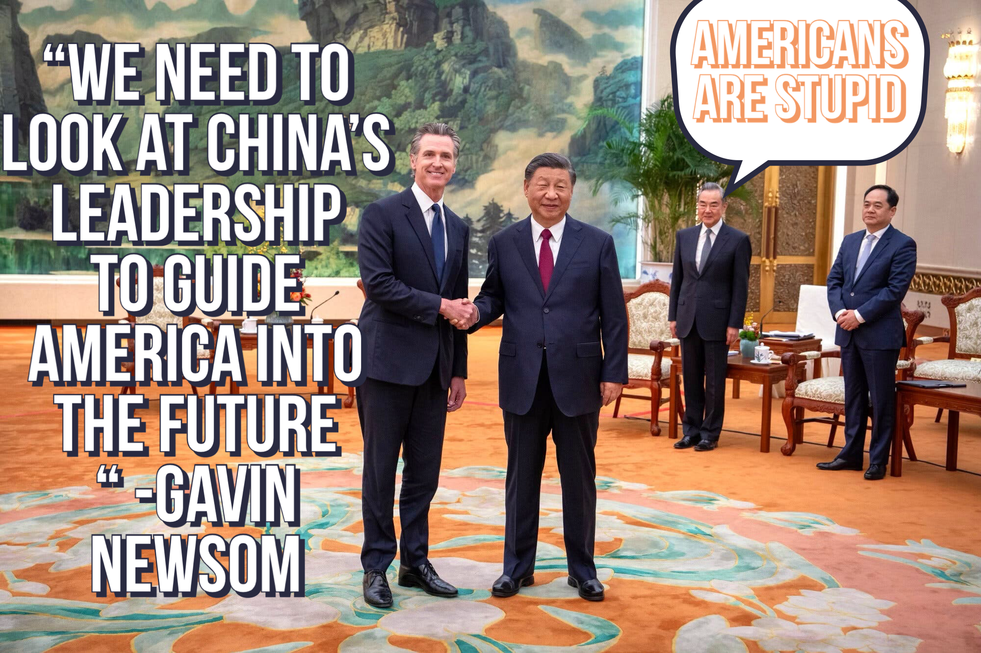 Gav the prez Blank Meme Template