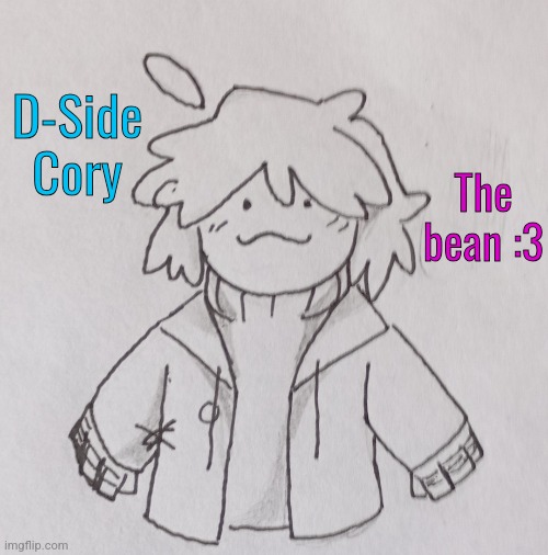 D-Side Cory (request from Rotisserie ) | D-Side Cory; The bean :3 | image tagged in d-side cory | made w/ Imgflip meme maker