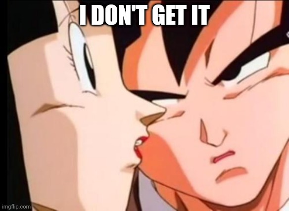 goku 2 | I DON'T GET IT | image tagged in goku 2 | made w/ Imgflip meme maker
