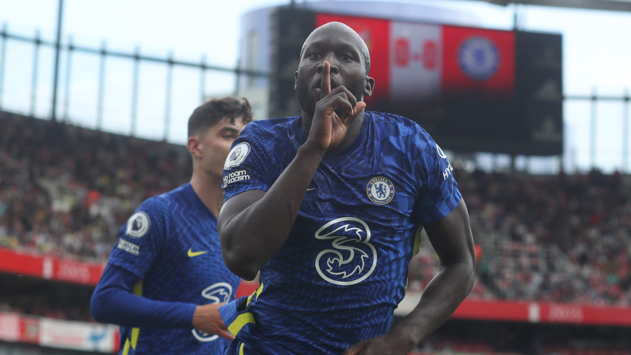 Lukaku shush Blank Meme Template