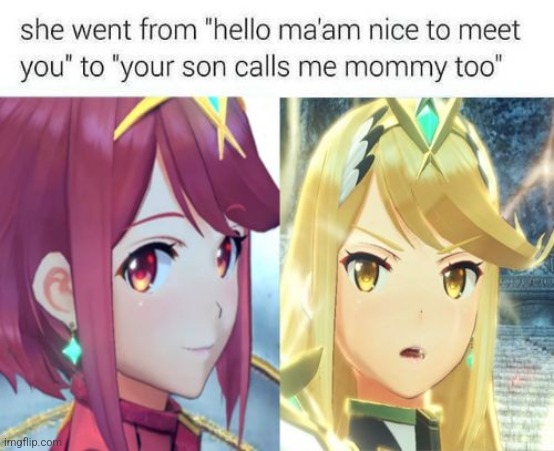 Pyra is better than Mythra | made w/ Imgflip meme maker