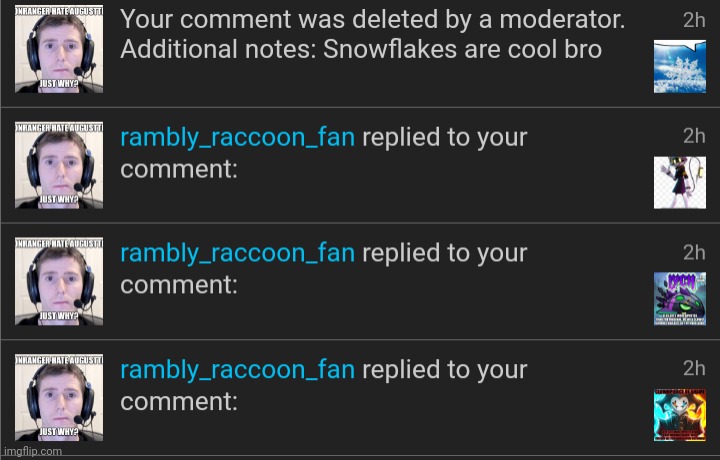Got comment banned from JustACheemsDoge for not hating Augusttheduck lol | made w/ Imgflip meme maker