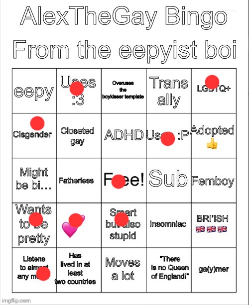 Might be pansexual | image tagged in alexthegays bingo eepy | made w/ Imgflip meme maker