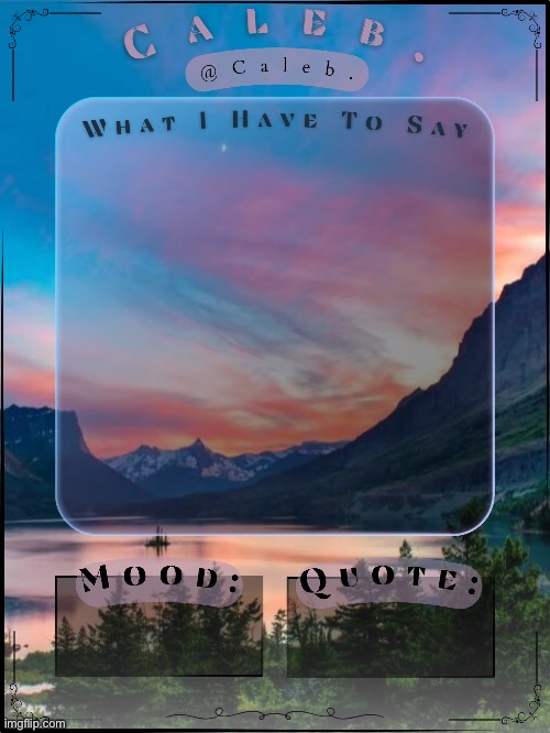 Caleb announcement template 2024 | image tagged in caleb announcement template 2024 | made w/ Imgflip meme maker
