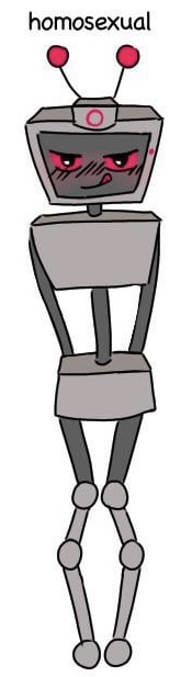 Hexatronic homosexual Blank Meme Template