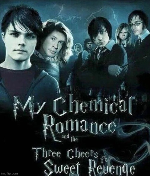 wtf is this | image tagged in mcr,my chemical romance,harry potter | made w/ Imgflip meme maker