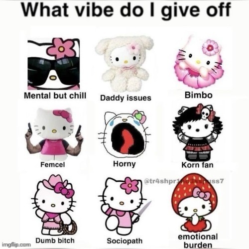 Y'all are gonna kill me with this one | image tagged in hello kitty,sanrio,msmg | made w/ Imgflip meme maker