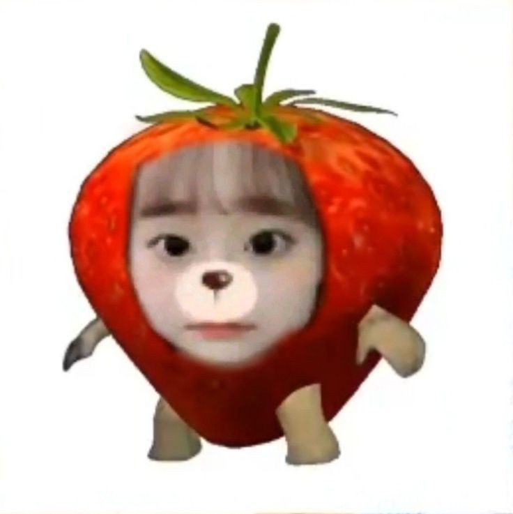 High Quality Strawberry Chuu Blank Meme Template