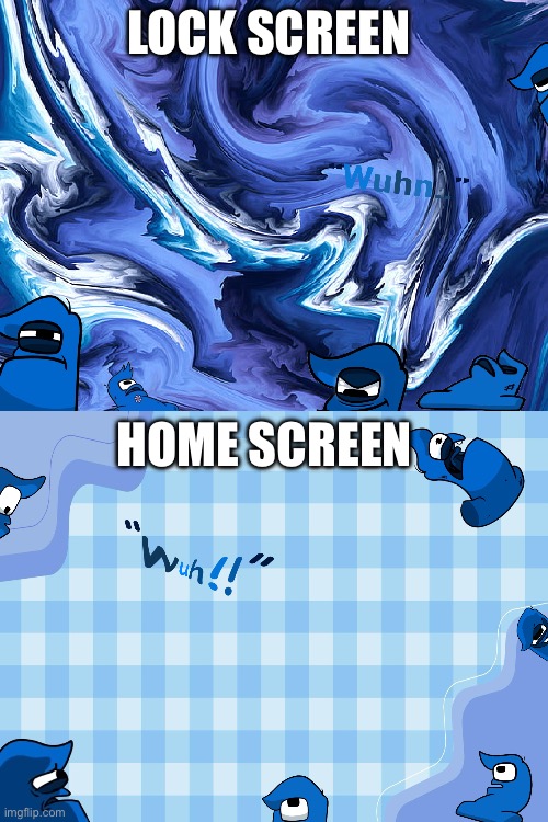 LOCK SCREEN HOME SCREEN | made w/ Imgflip meme maker