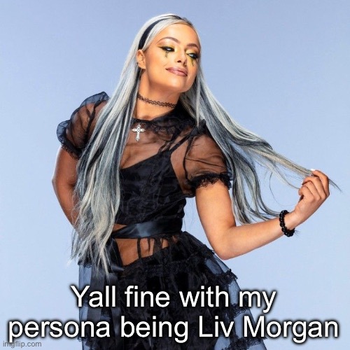 Liv Morgan | Yall fine with my persona being Liv Morgan | image tagged in liv morgan | made w/ Imgflip meme maker