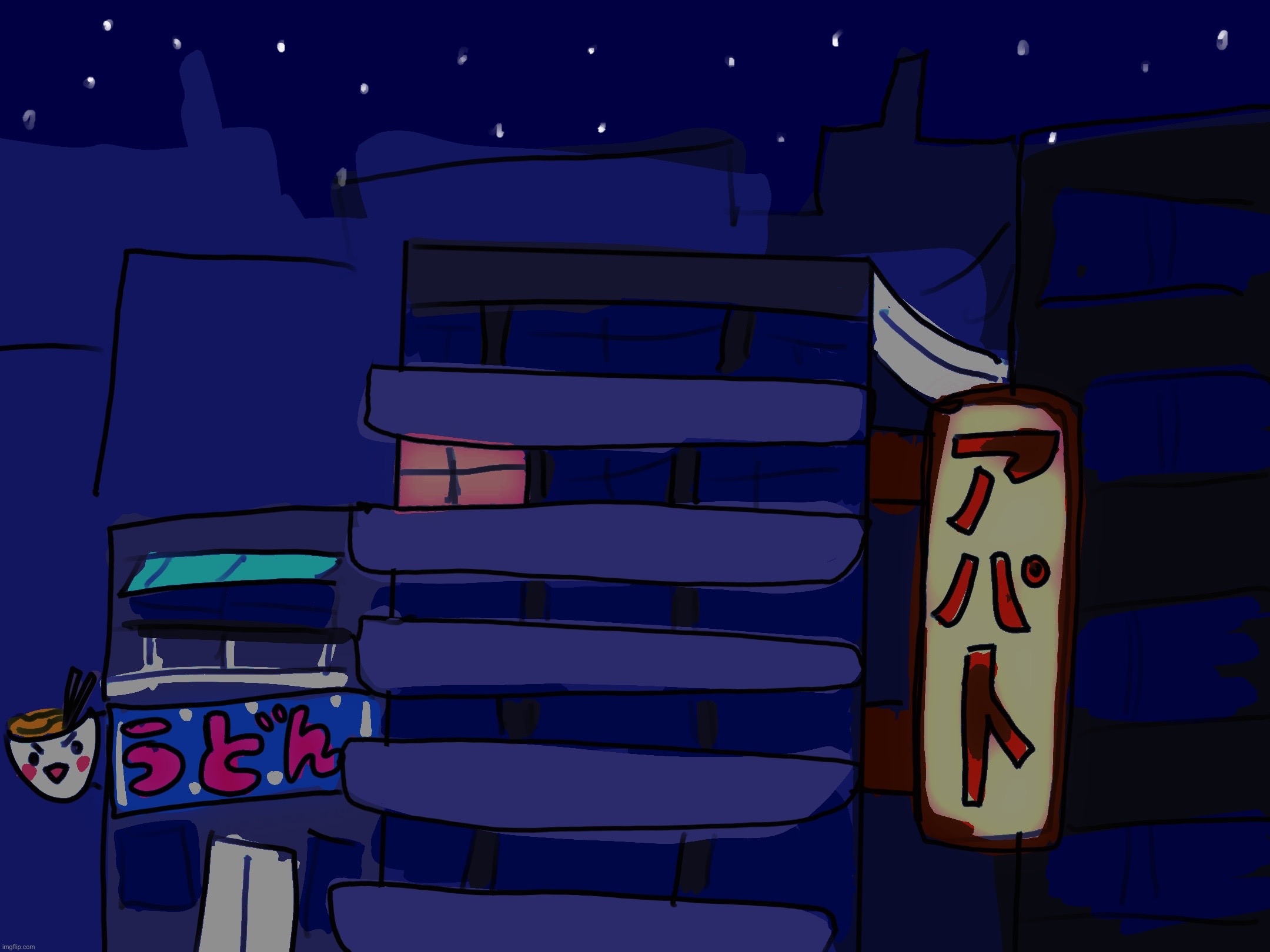 A shitty Apartment block i drew at 2AM last night | made w/ Imgflip meme maker