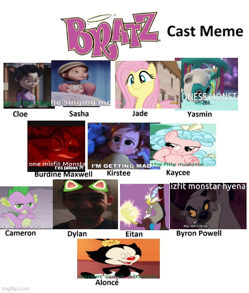 MIZFITZ | image tagged in my little pony,the lion king,animaniacs,the boss baby,a monster in paris | made w/ Imgflip meme maker