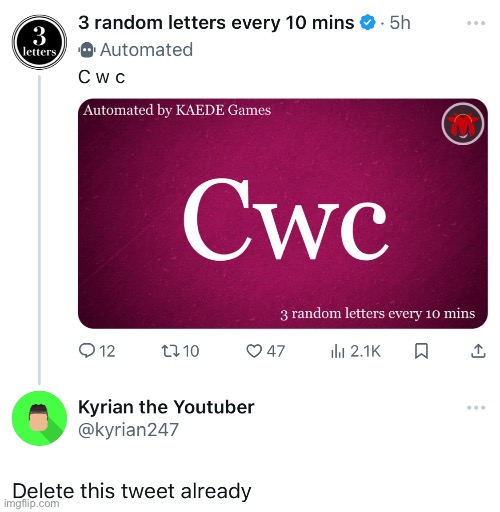 made w/ Imgflip meme maker