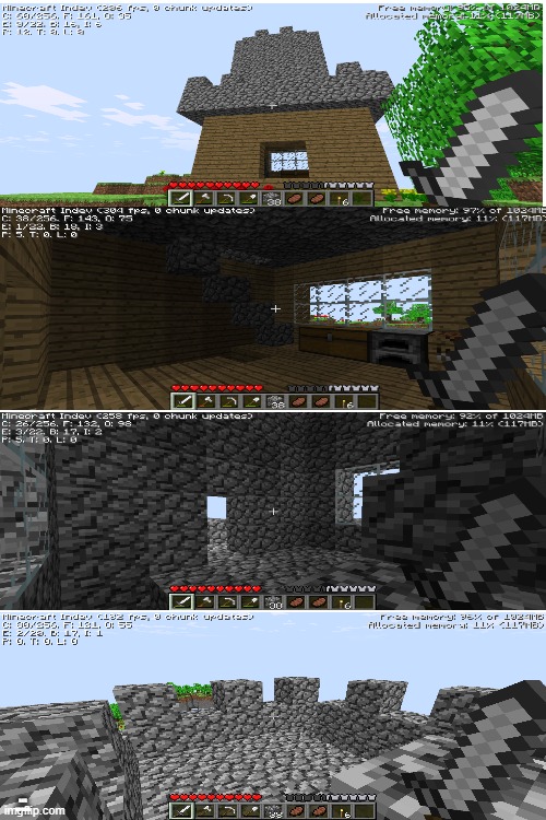 Rate my base pls | RATE MY BASE | image tagged in blank white template,minecraft,base,rate it pls | made w/ Imgflip meme maker
