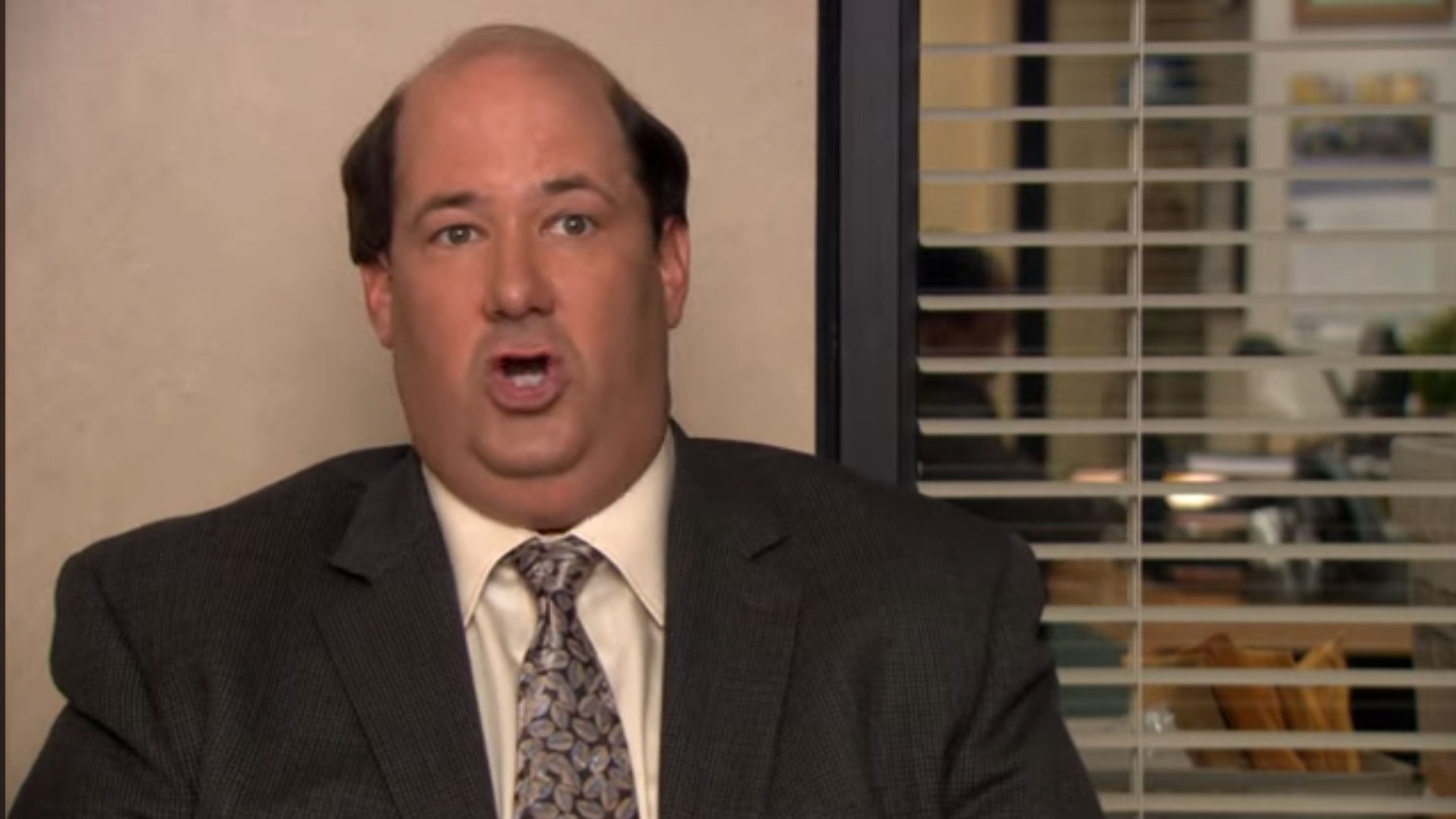 High Quality Kevin Malone Office Small Talk Blank Meme Template