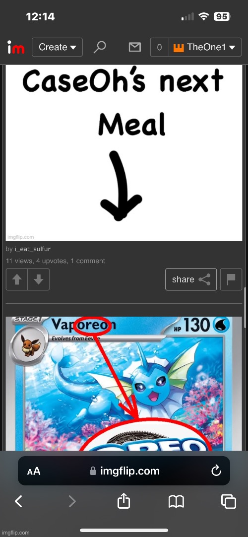 Unfortunate placement | image tagged in vaporeon,fun | made w/ Imgflip meme maker