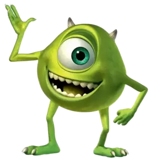 Mike Wazowski Blank Meme Template