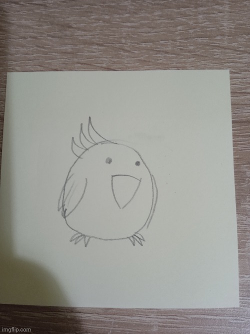 A cute little borb I made. i call him Fred | image tagged in drawing,bird,borb,orb | made w/ Imgflip meme maker