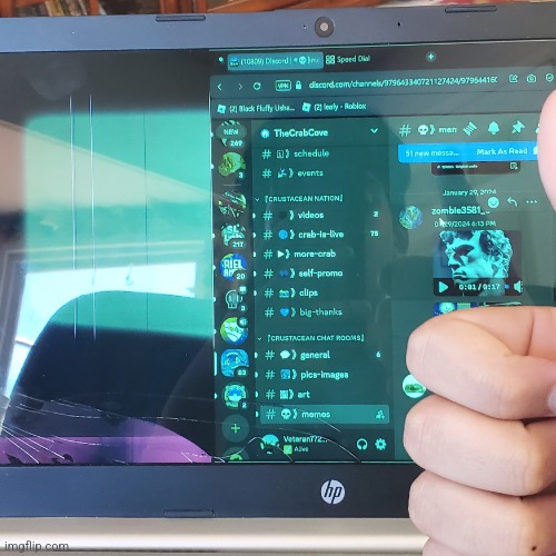 and this is covid laptop 2.0. I already fixed the screen. HOLY 10K NOTIFS- | made w/ Imgflip meme maker
