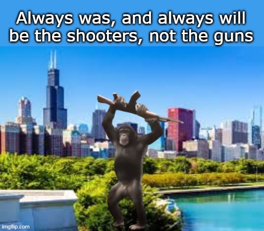 Always was, and always will be the shooters, not the guns | made w/ Imgflip meme maker