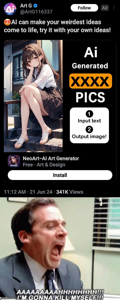 What the fuck is wrong with you sickos making these apps | image tagged in i'm gonna kill myself | made w/ Imgflip meme maker