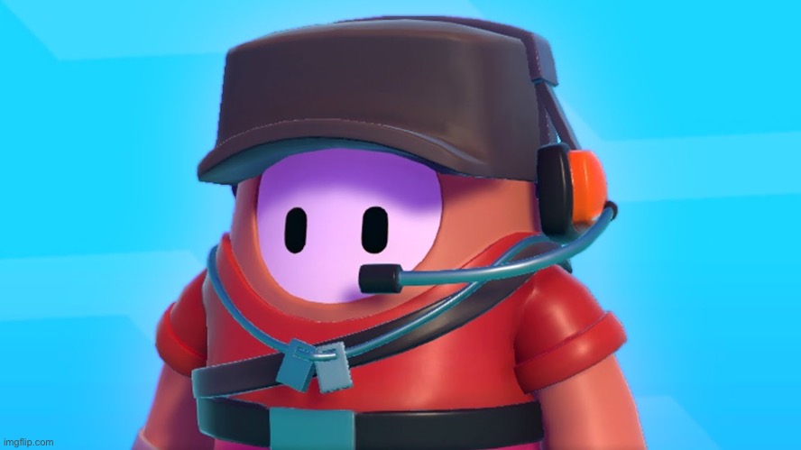 Scout in Fall Guys | made w/ Imgflip meme maker