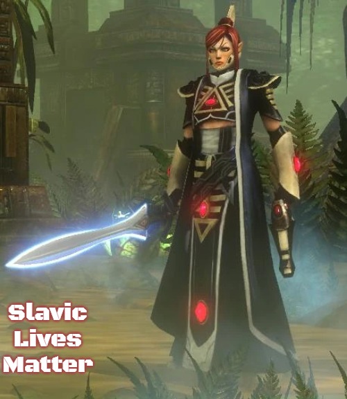 Farseer | Slavic Lives Matter | image tagged in farseer,slavic,dawn of war | made w/ Imgflip meme maker