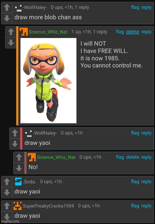 Now, I mustn't make pornographic material for your enjoyment, | made w/ Imgflip meme maker