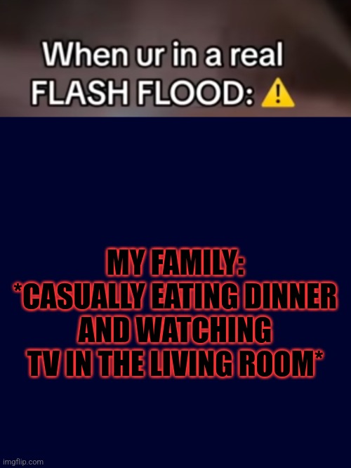 Casually | MY FAMILY: *CASUALLY EATING DINNER AND WATCHING TV IN THE LIVING ROOM* | image tagged in hehe | made w/ Imgflip meme maker