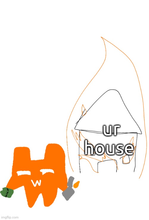 funguss icon commits arson | ur house | image tagged in funguss icon commits arson | made w/ Imgflip meme maker