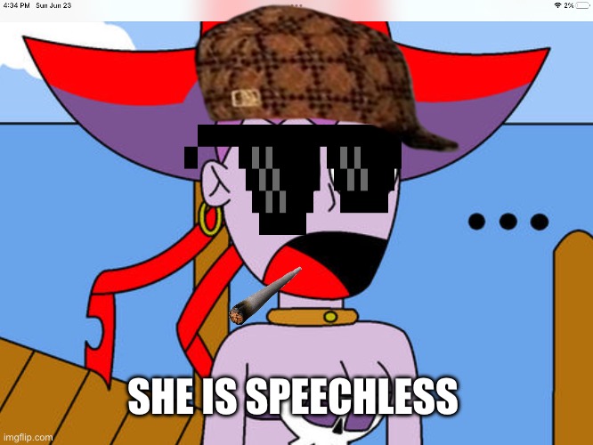 SHE IS SPEECHLESS | made w/ Imgflip meme maker