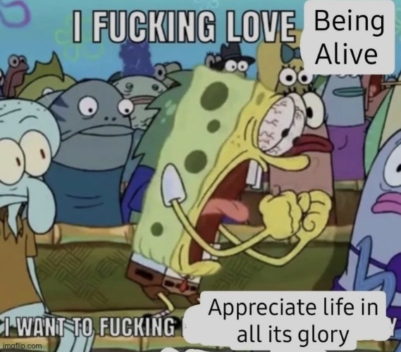 fuck suicide and fuck nihilism | made w/ Imgflip meme maker