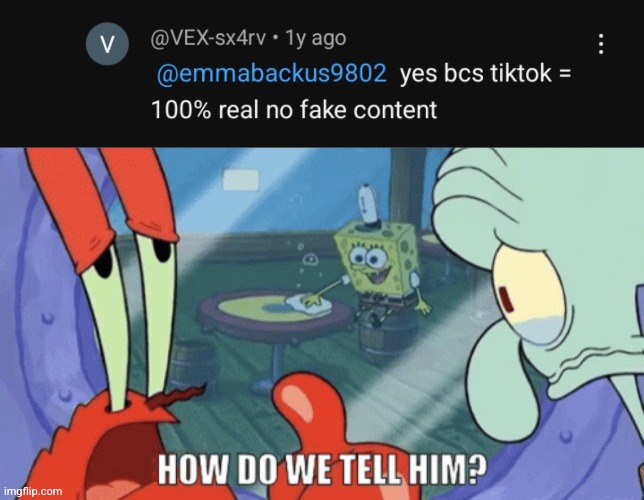 image tagged in how do we tell him | made w/ Imgflip meme maker