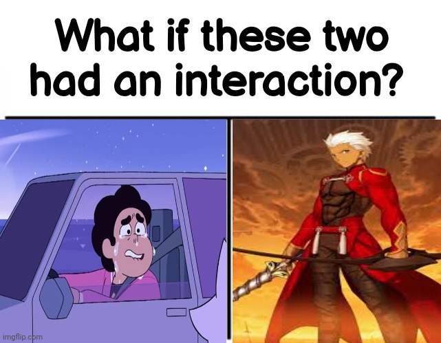 Archer would not like Steven | image tagged in what if these two had an interaction | made w/ Imgflip meme maker