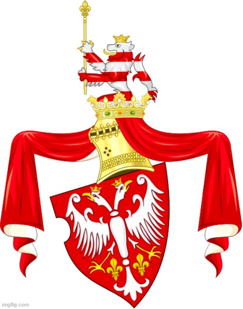 Coat of arms of the Nemanjic dynasty | made w/ Imgflip meme maker