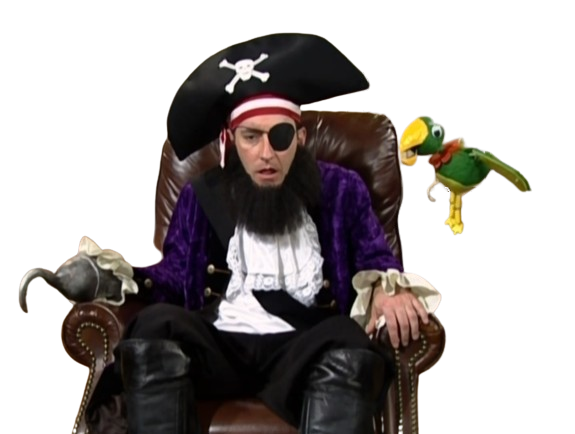 High Quality Patchy the pirate transparent Blank Meme Template