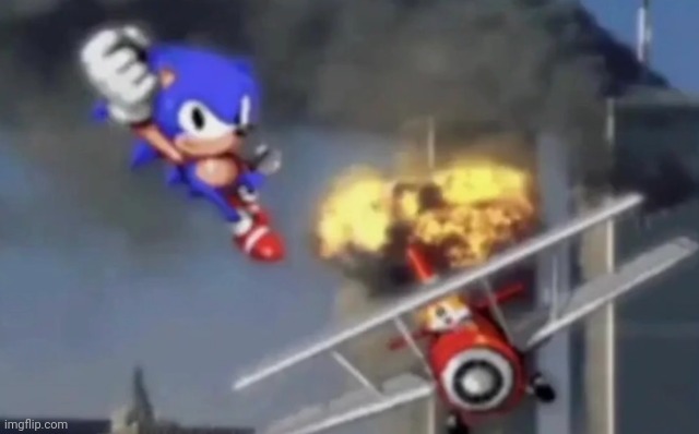 Sonic the Terrorist | image tagged in sonic the terrorist | made w/ Imgflip meme maker