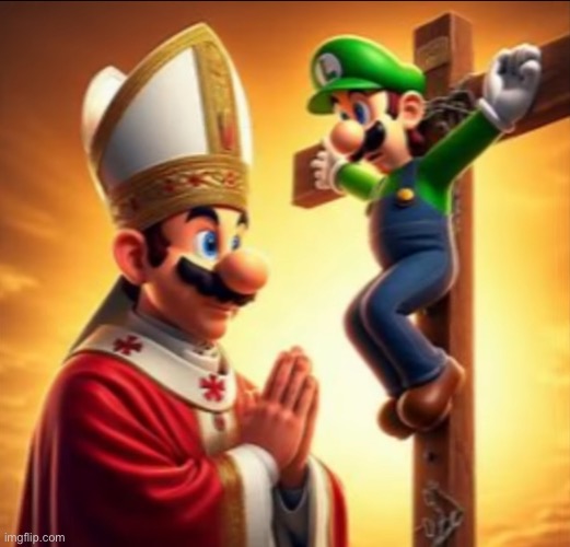 The Luigi the Luigi and the holy spirit | made w/ Imgflip meme maker