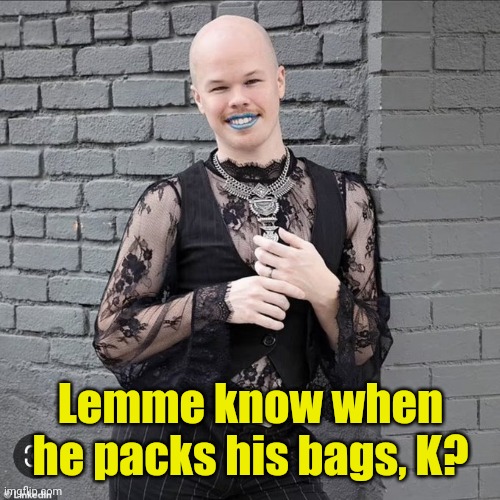 Luggage Thief | Lemme know when he packs his bags, K? | image tagged in luggage thief | made w/ Imgflip meme maker
