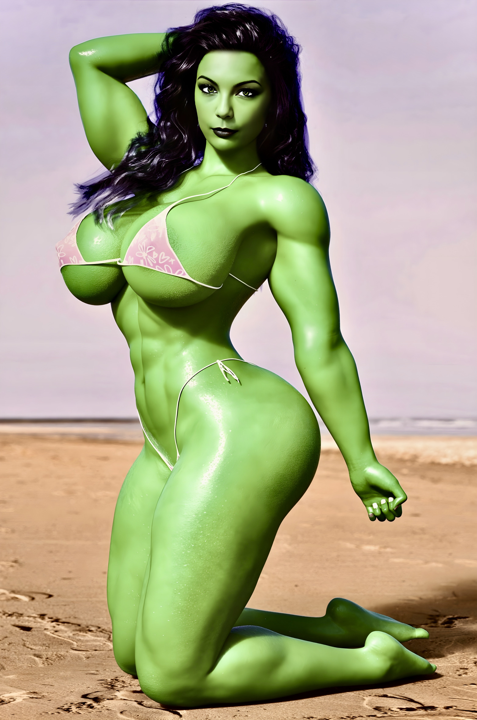 High Quality She Hulk Blank Meme Template
