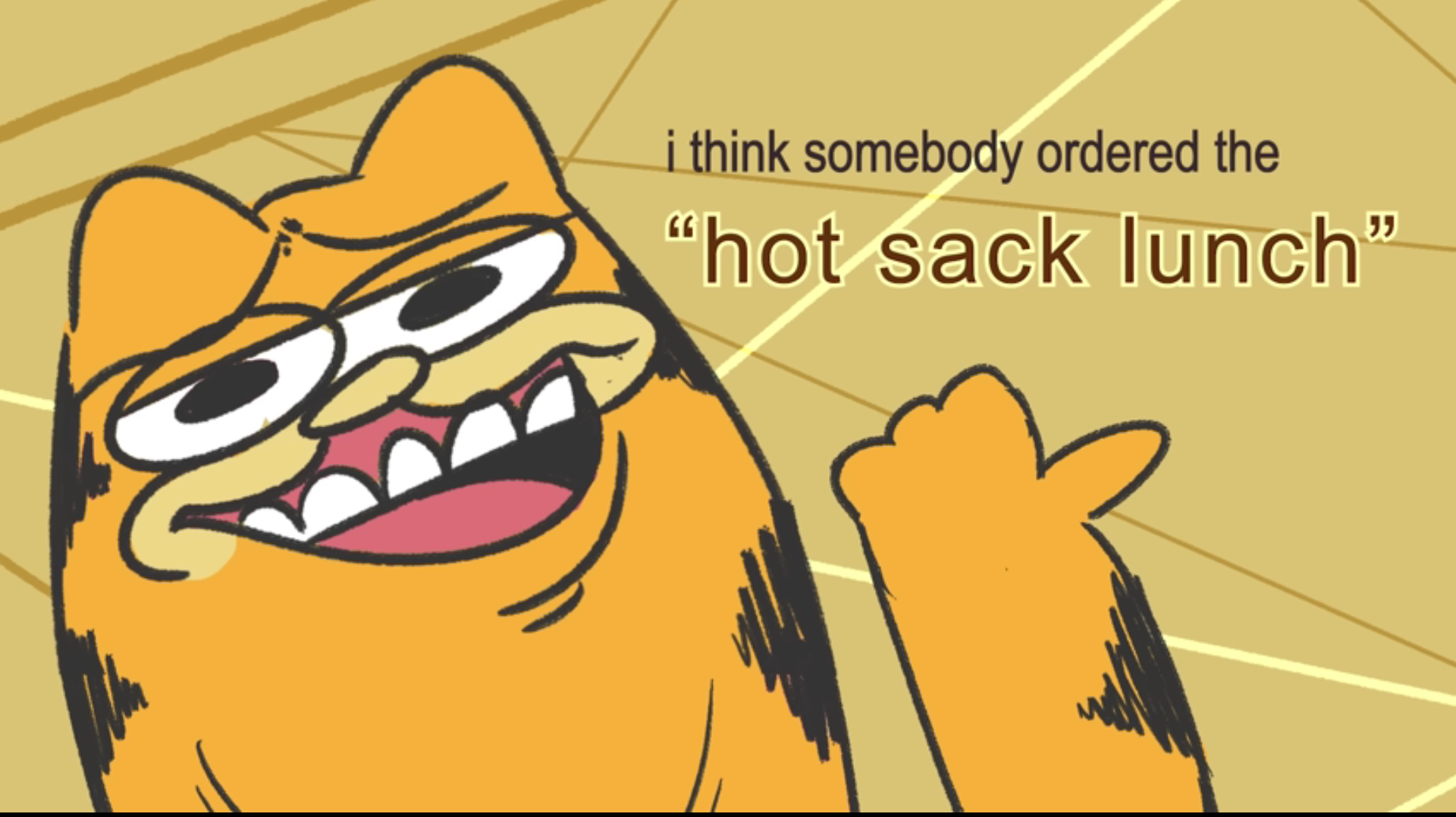 High Quality Hot Sack Lunch Blank Meme Template