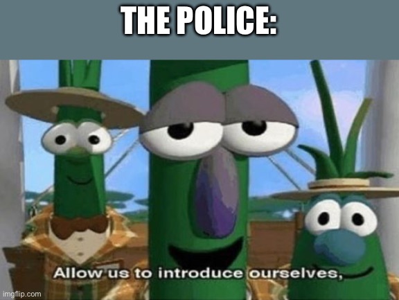 Allow Us to Introduce Ourselves | THE POLICE: | image tagged in allow us to introduce ourselves | made w/ Imgflip meme maker